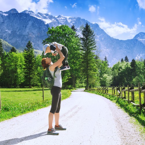 zomer wandelen