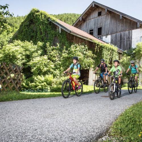 Fietsen met het hele gezin in Leogang