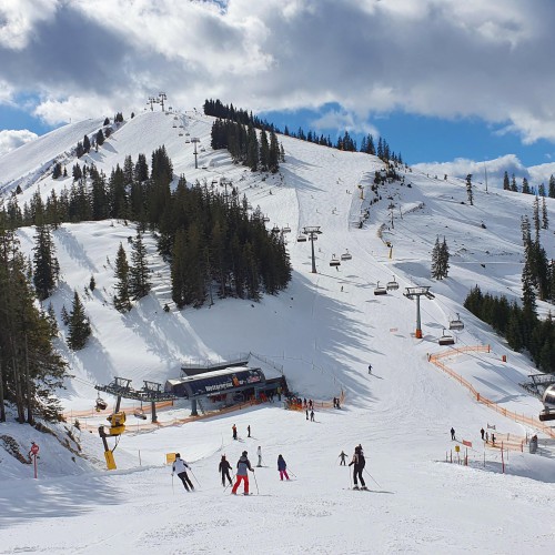 Skilift tussen de Reiterkogel en Bernkogel