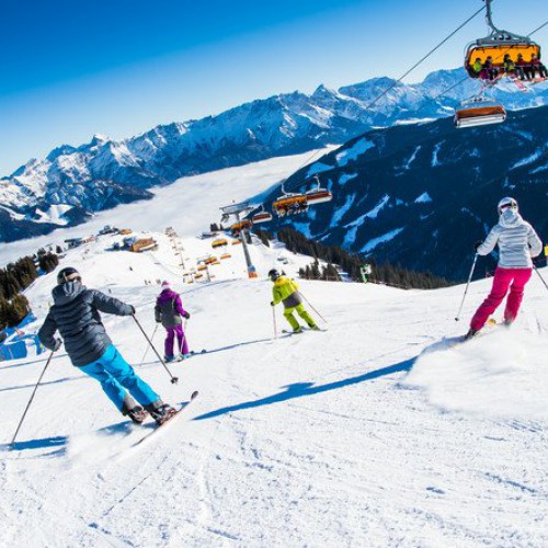Skieen met skilift