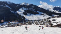 Skipiste richting Saalbach