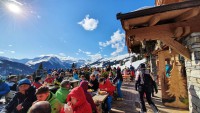 Terras van de Rosswaldhütte bij Hinterglemm